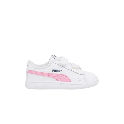 Pre-owned Puma Smash V2 Infant 'white Prism Pink' | Infant Size 4
