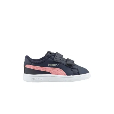 Pre-owned Puma Smash V2 L V Infant 'peacoat Peony' | Blue | Infant Size 4