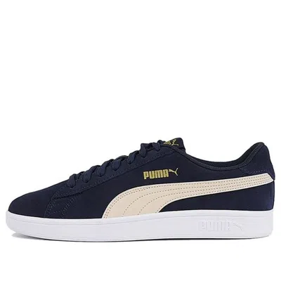 Puma Smash V2 Retro Casual Skateboarding Shoes Unisex Deep Blue