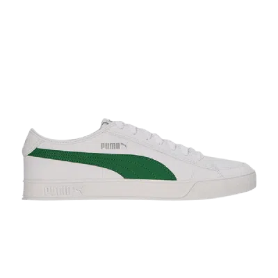 Pre-owned Puma Smash V2 Vulc Sl 'white Amazon Green'