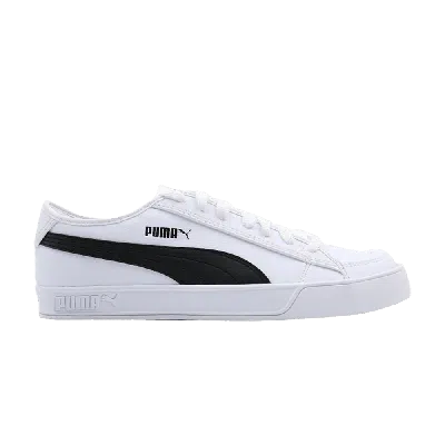 Pre-owned Puma Smash V2 Vulc Sl 'white Black'
