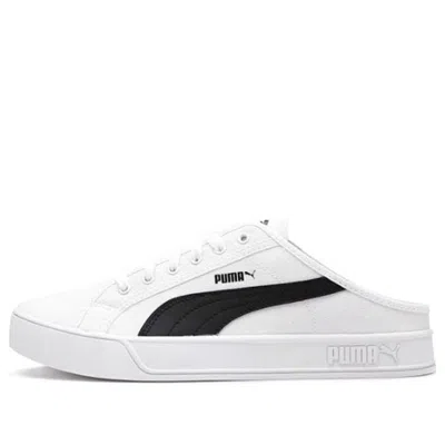 Puma Smash Vulc Mule White/black