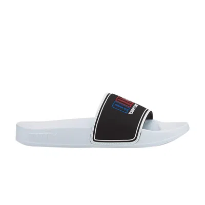 Pre-owned Puma Smileyworld X Leadcat 2.0 Slide Little Kid 'white Black' | Kid's Size 11