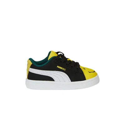 Pre-owned Puma Smileyworld X Suede Infant 'black Vibrant Yellow' | Infant Size 8