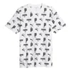 Puma Mens  Smurfs All Out Print T-shirt