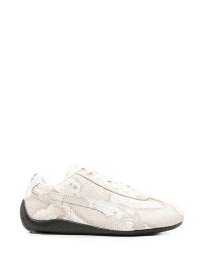 Puma Snakeskin-effect Leather Sneakers In Multi