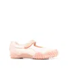 Puma ‘mostro' Pink Flats With Tread Sole And Logo On The Back