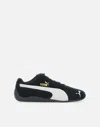 Puma 'speedcat' Black Sneakers With Logo Print On The Side And Logo Lettering On The Side In Black