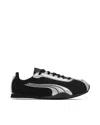 Puma H-street Og Sneakers In Black Leather And Fabric In Black