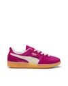 Puma Palermo Vintage Sneaker In Magenta Gleam/frosted Ivory, Women's At Urban Outfitters In Purple
