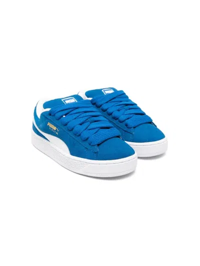 Puma Kids' Sneakers Con Logo In Blue