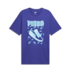Puma Sneakers Graphic Men's T-shirt In Lapis Lazuli