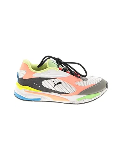 Pre-owned Puma Kids' Sneakers In Green