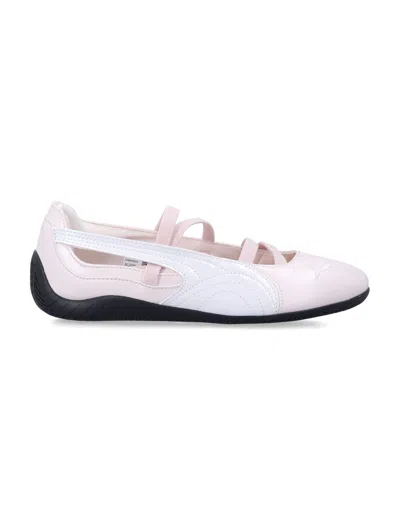 Puma Speedcat Cut-out Ballet Flats In Pink