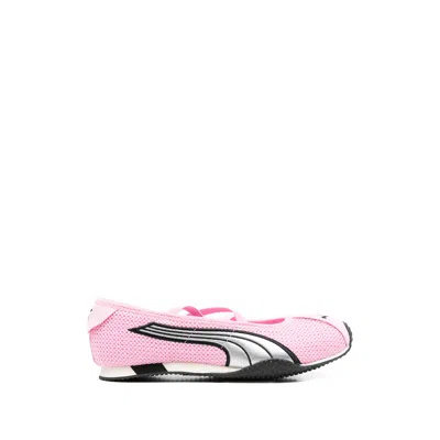 Puma H-street Cross-straps Ballet Sneakers In Pink