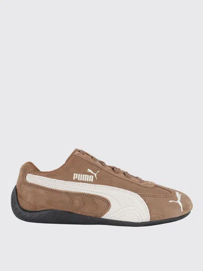 Puma Speedcat Archive Brown Sneakers With Side Logo In Suede Unisex