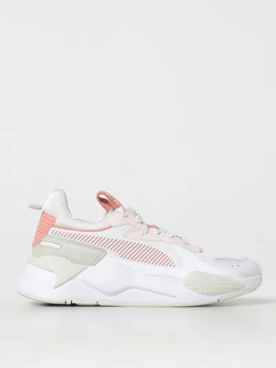 Puma Rs-x Reinvent Wn's Woman Sneakers White Size 7.5 Leather, Textile Fibers In Weiss 1