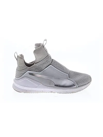 Pre-owned Puma Sneakers In Silver