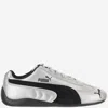 Puma Speedcat Silver Coloreed Sneakers With Logo Print On The Side And Logo Lettering On The Side In Leat In Gray