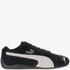 Puma 'speedcat' Black Sneakers With Logo Print On The Side And Logo Lettering On The Side In Black