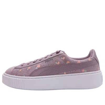 Puma Sneakers Suede Platform Dots Jr 'purple'