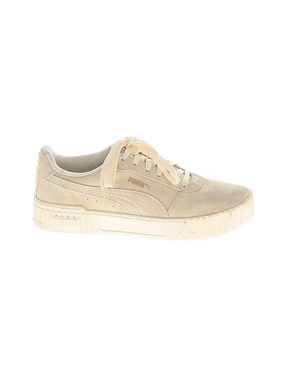 Pre-owned Puma Sneakers In Tan