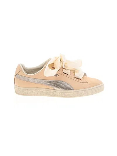 Pre-owned Puma Sneakers In Tan