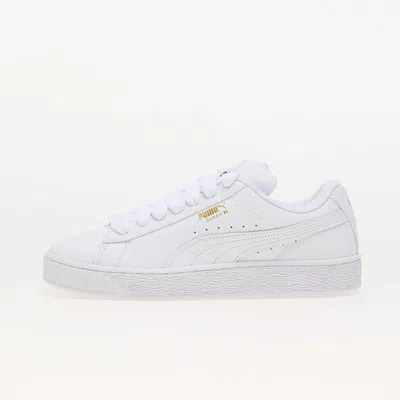 Puma Suede Xl Leather Sneakers In White