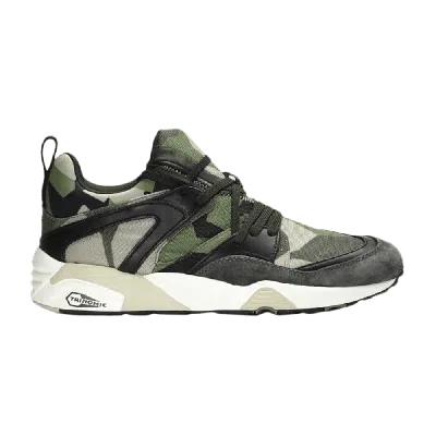 Pre-owned Puma Sneakersnstuff X Blaze Of Glory 'swedish Camo' In Green