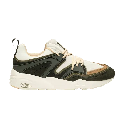 Pre-owned Puma Sneakersnstuff X Blaze Of Glory 'winter Moss' In Cream