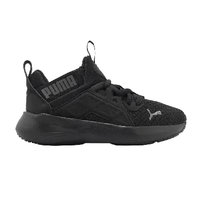 Pre-owned Puma Soft Enzo Nxt Little Kid 'black Castle Rock'