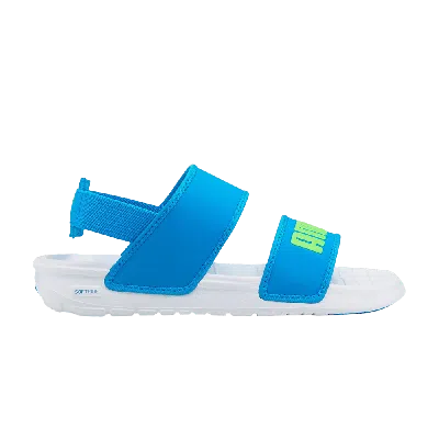 Pre-owned Puma Soft Sandal Jr 'white Ocean Dive'