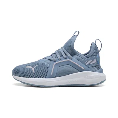 Puma Softenzo 5 Space Belle Kids Shoes In Gray