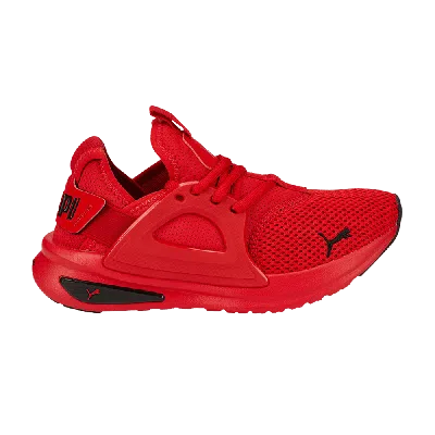 Pre-owned Puma Softride Enzo Evo Big Kid 'high Risk Red'