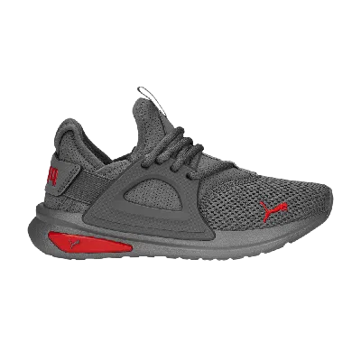 Pre-owned Puma Softride Enzo Evo Big Kid 'medium Grey Red'