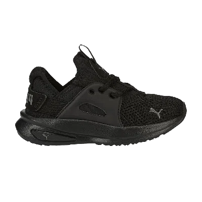 Pre-owned Puma Softride Enzo Evo Little Kid 'black Castlerock'