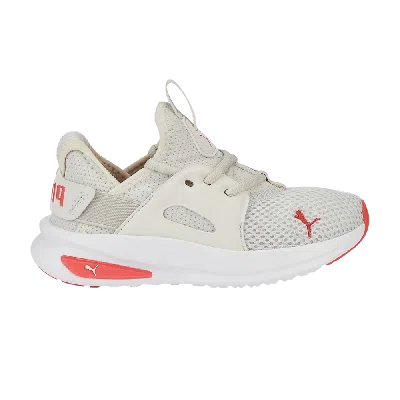 Pre-owned Puma Softride Enzo Evo Little Kid 'nimbus Cloud Salmon' In Cream