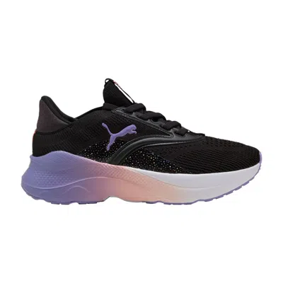 Pre-owned Puma Softride Mayve Big Kid 'blurry Dreams - Black Pure Magenta' | Kid's Size 4