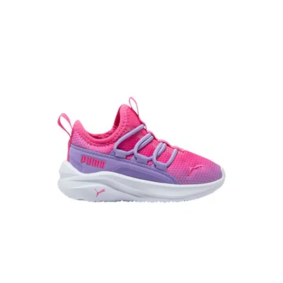 Pre-owned Puma Softride One4all Slip-on Toddler 'vertical Fade - Glowing Pink' | Infant Size 7