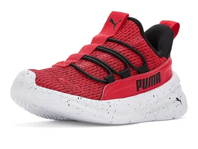 Puma Softride One4all Slip-on Shoes (little Kid) Kid's Shoes For All Time Red/black/white: 10.5 Little Ki