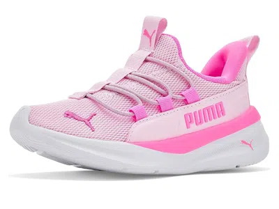 Puma Softride One4all Slip-on Shoes (little Kid) Kid's Shoes Pearl Pink/pink Pixel: 3.5 Little Kid M