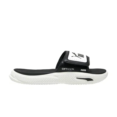 Pre-owned Puma Softride Pro 24 V Slide 'black White'