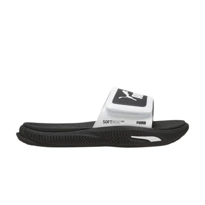 Pre-owned Puma Softride Pro 24 V Slide 'white Black'