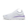 Puma Softride Pro Echo Slip-on Women's Running Shoes In Silver Mist-lavender Alert- White