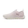 Puma Softride Remi Slip-on Knit Women's Running Shoes In Pink