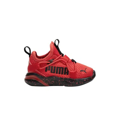 Pre-owned Puma Softride Rift Infant 'high Risk Red Black' | Infant Size 5