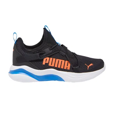 Pre-owned Puma Softride Rift Pop Little Kid 'black Hot Heat' | Kid's Size 11