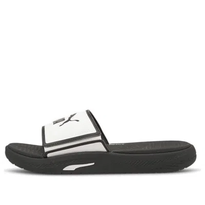Puma Softride Slide 'white Black' In Multi