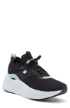 Puma Softride Stakd Running Shoe In  Black-turquoise