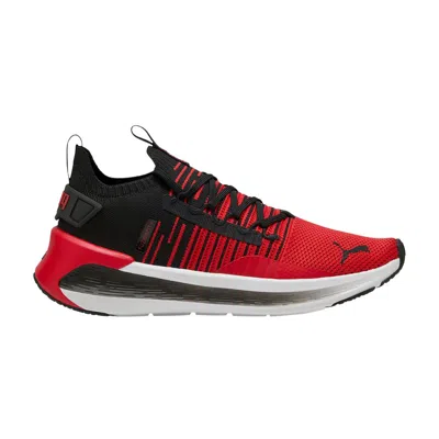 Pre-owned Puma Softride Symmetry Fuzion 'for All Time Red Black'